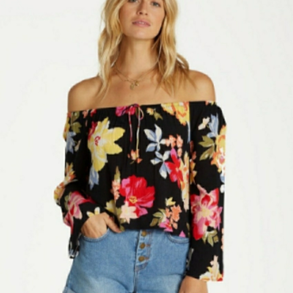 Billabong floral top